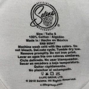 Selena concert shirt